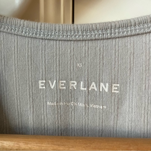 EVERLANE Selfie Tank Light Blue Size XS - Picture 3 of 4